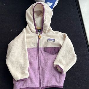 Baby girl Patagonia fleece jacket